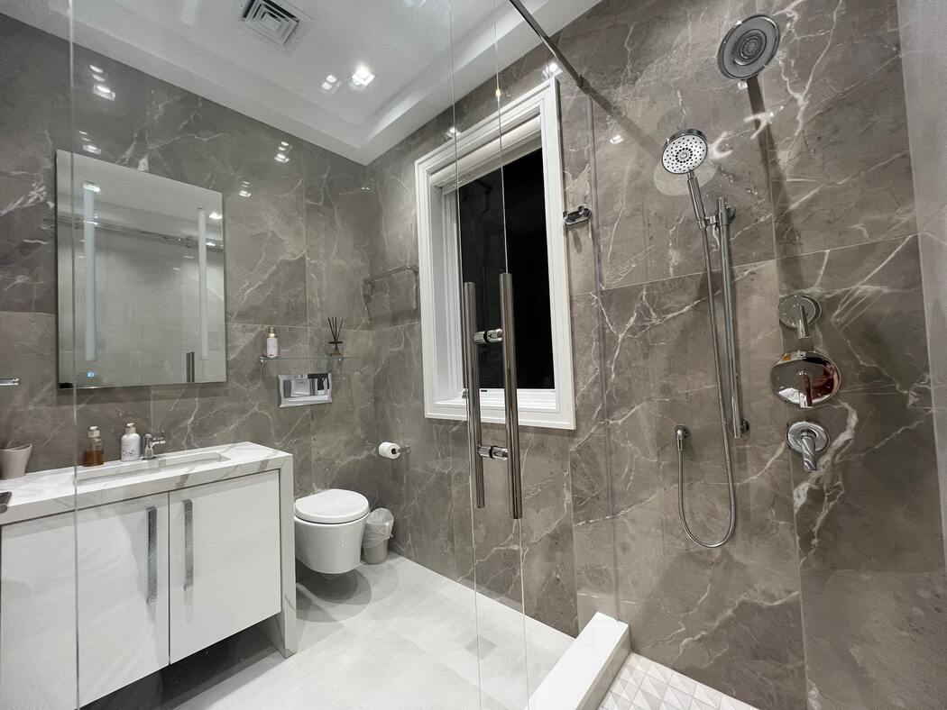 Marble bathroom