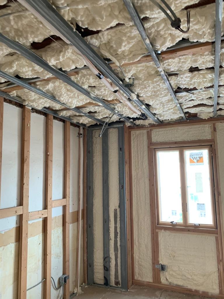 Neighborhood at dusk