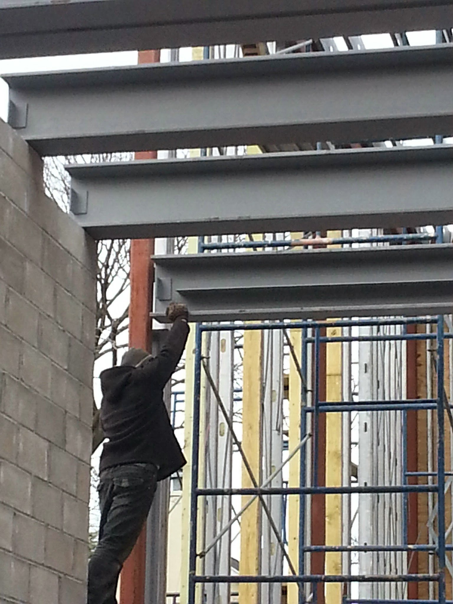 Synagogue under construction