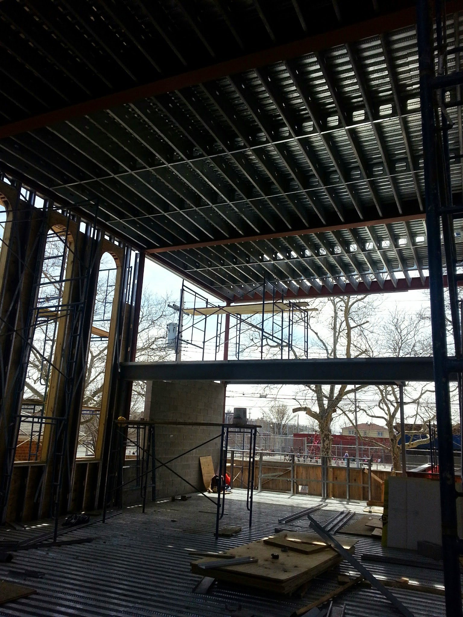 Synagogue under construction