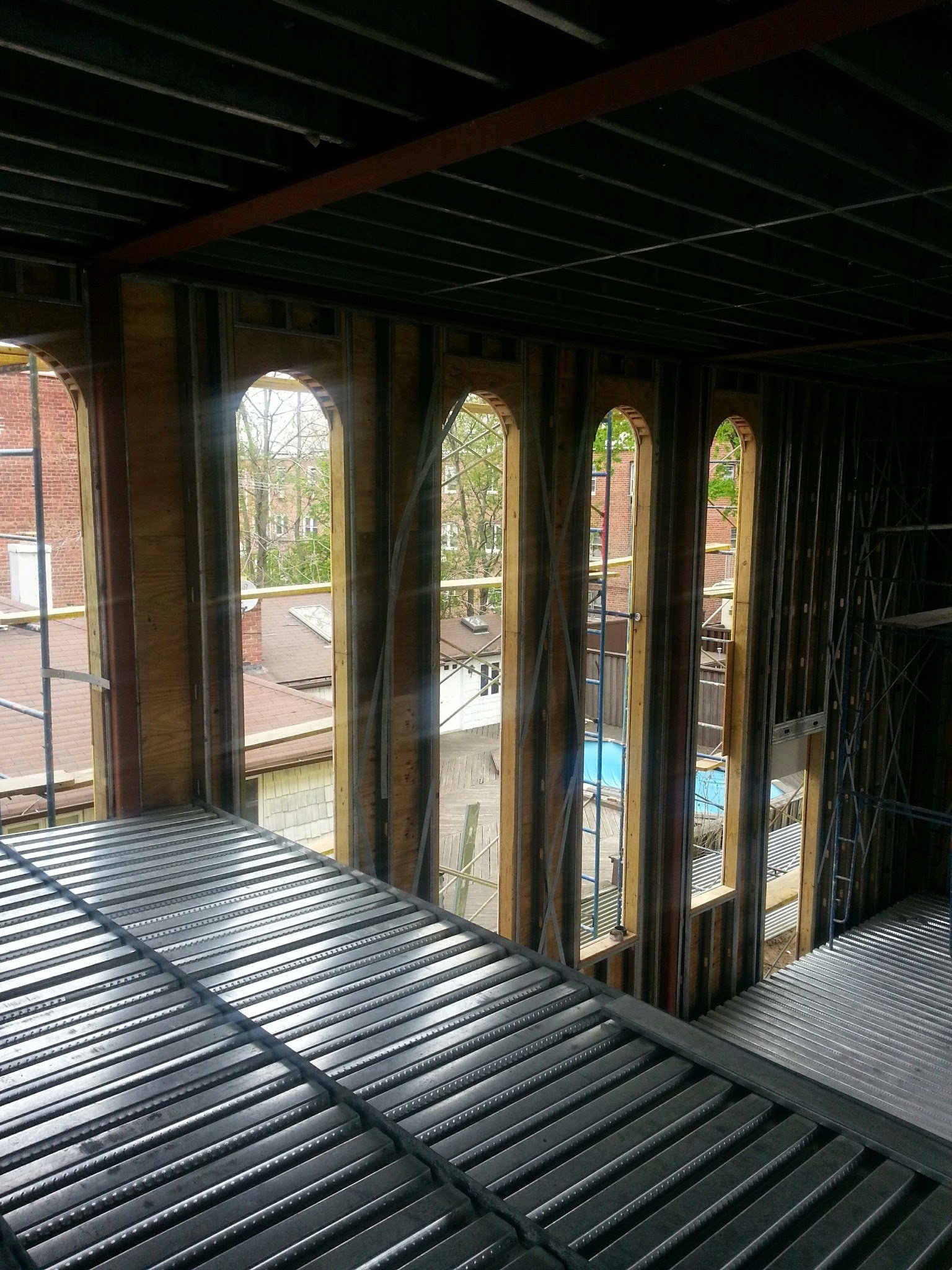 Synagogue under construction