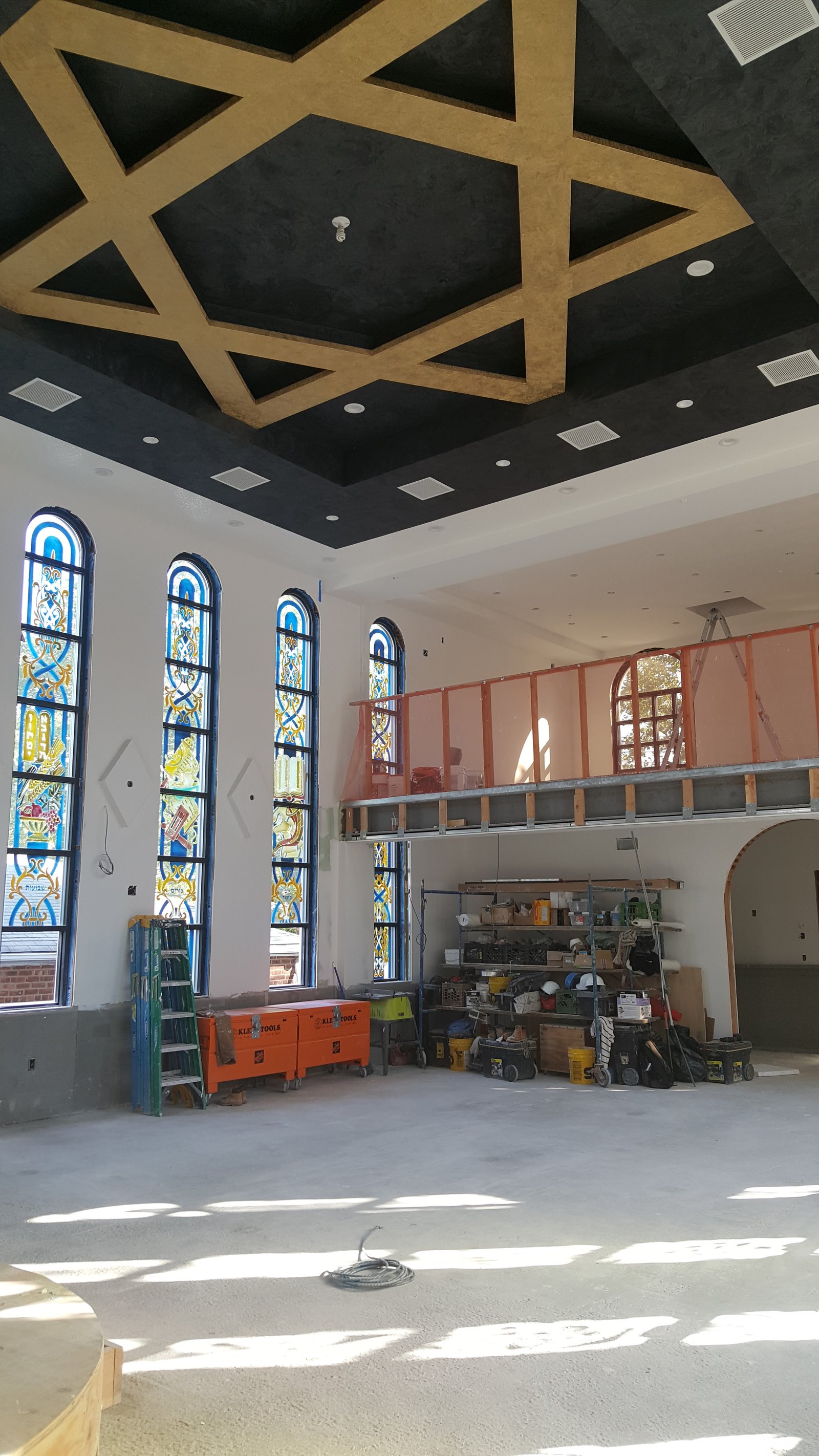 Synagogue sanctuary detail