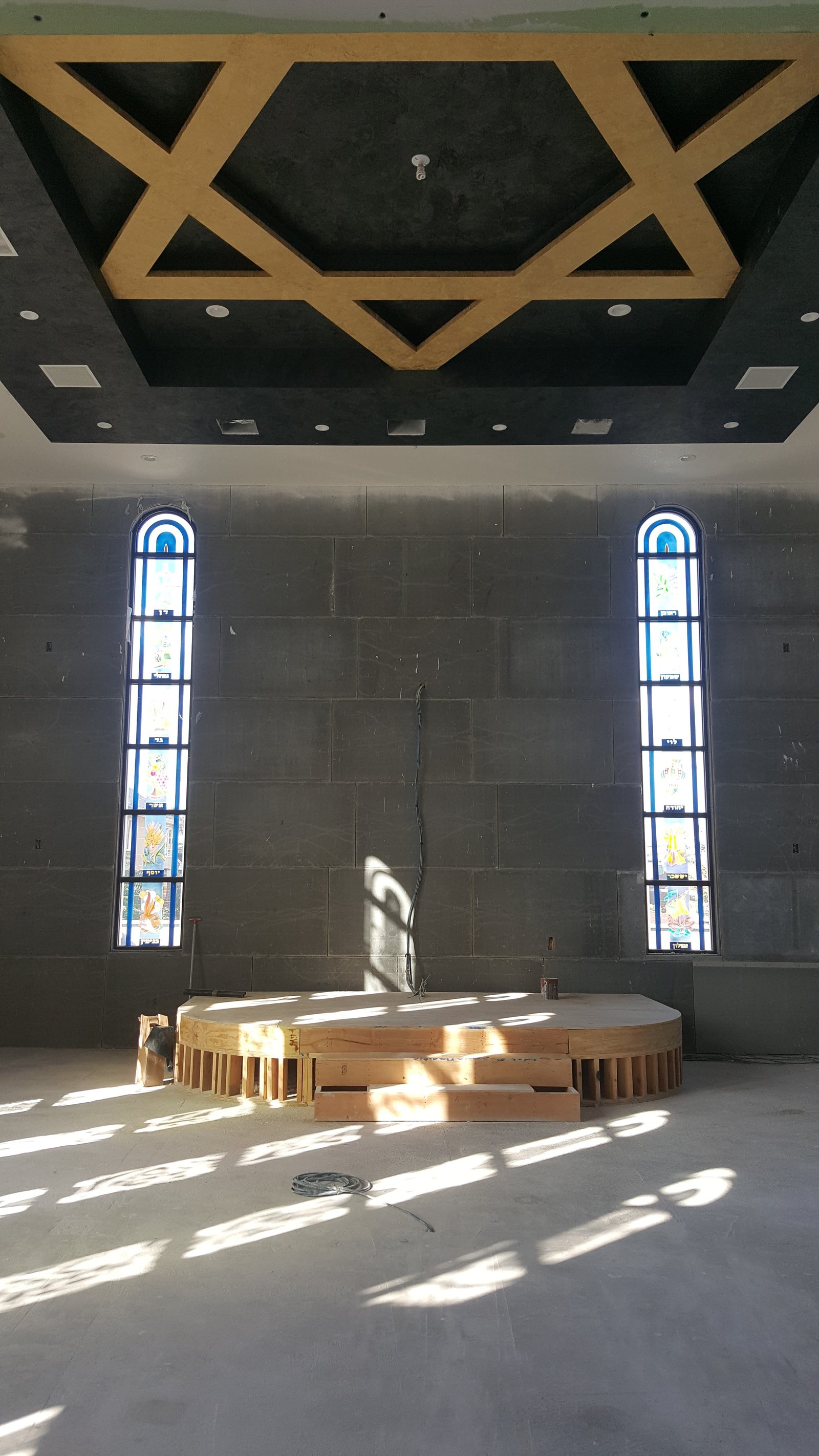 Synagogue sanctuary detail