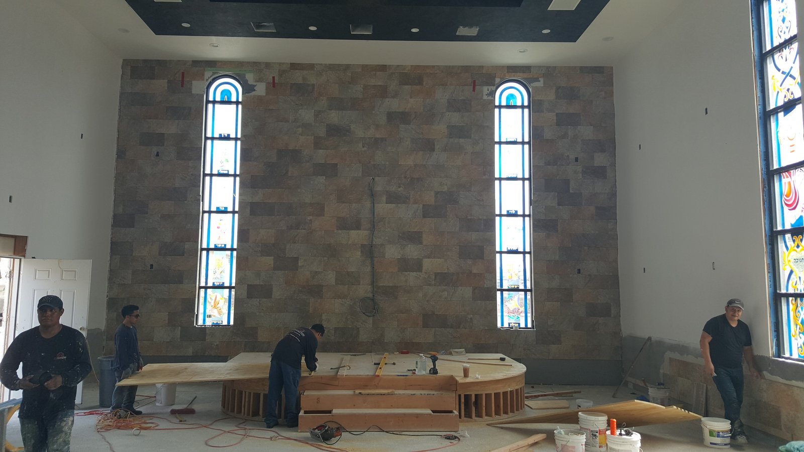 Synagogue sanctuary detail