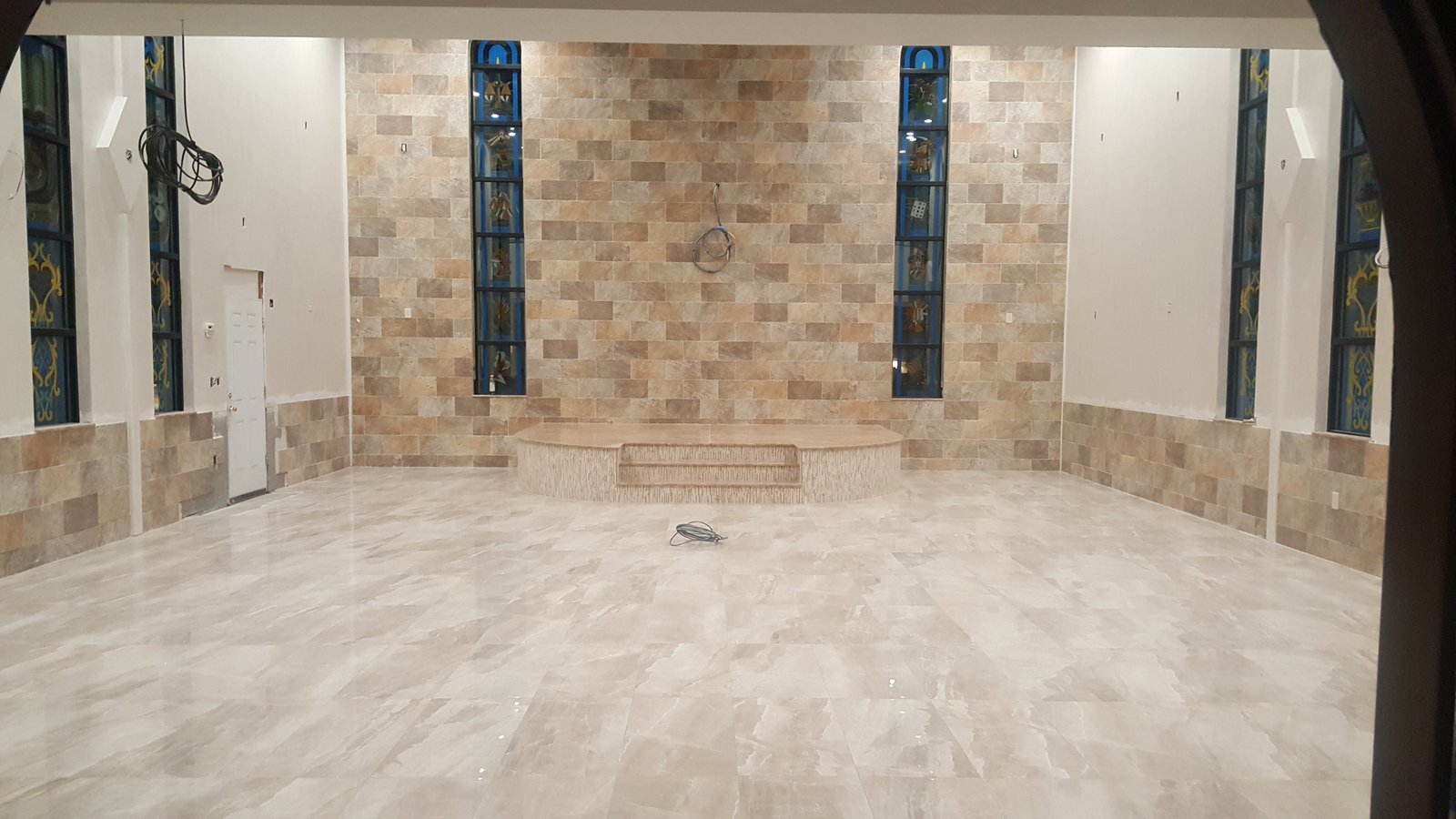 Synagogue sanctuary detail