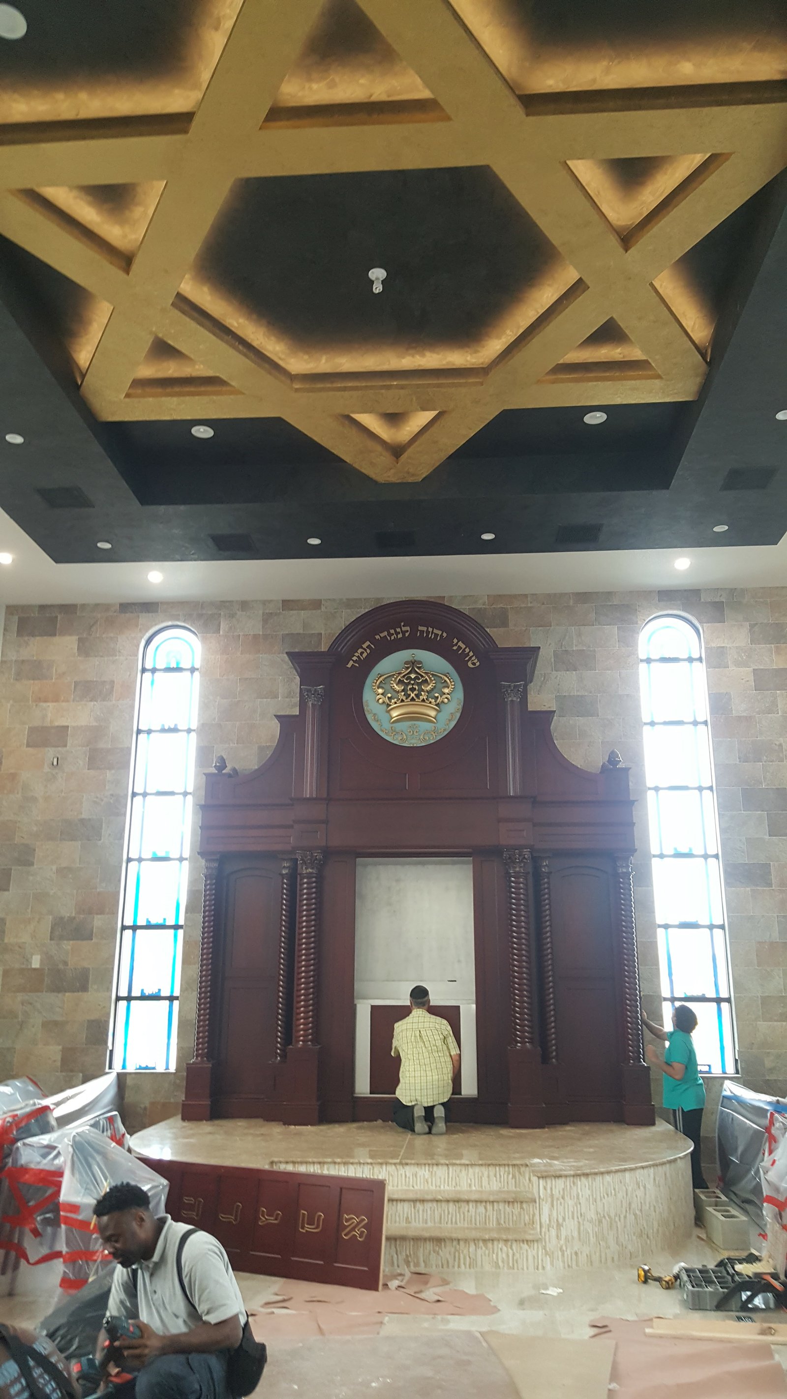 Synagogue sanctuary detail