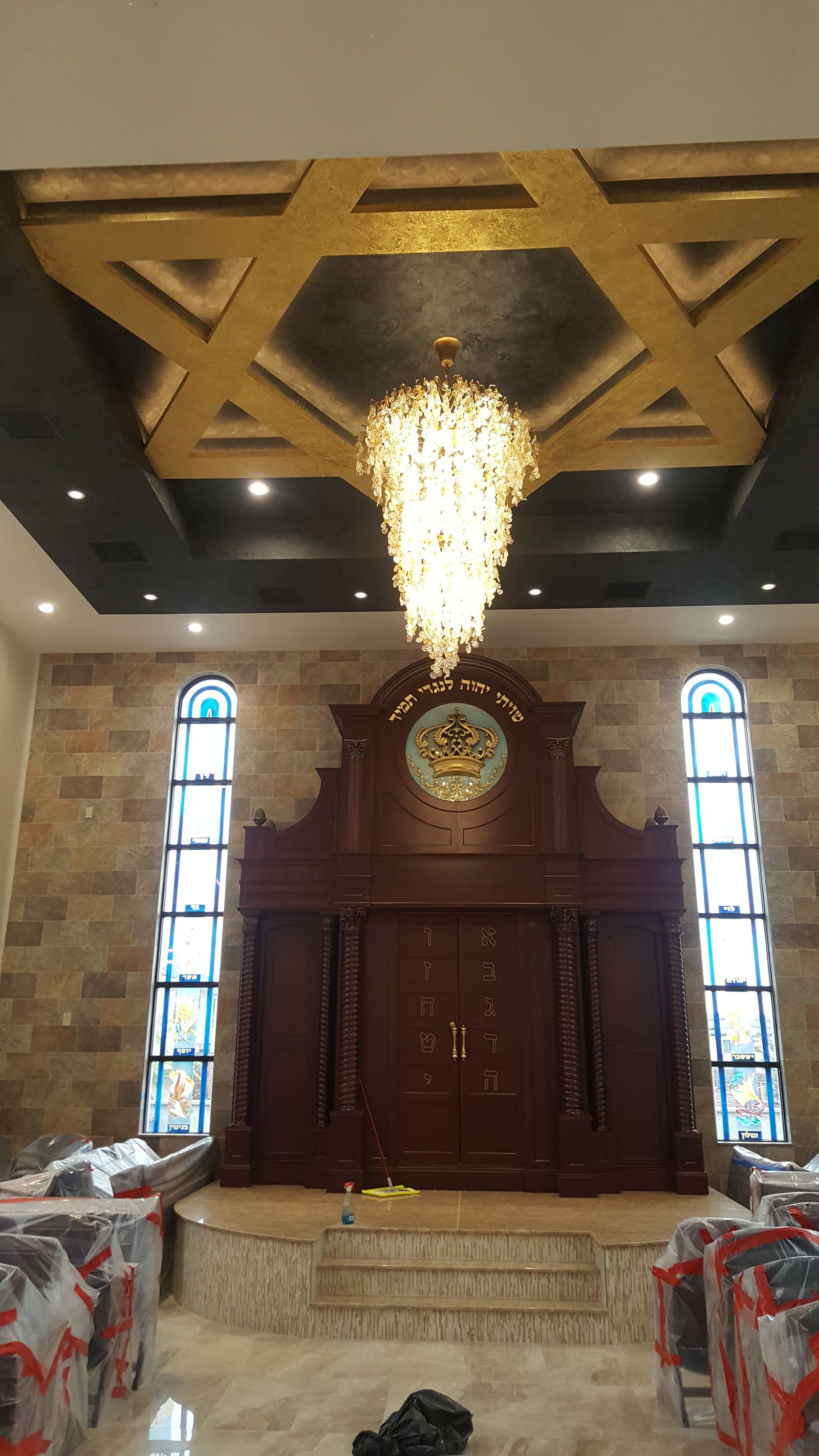 Synagogue sanctuary detail