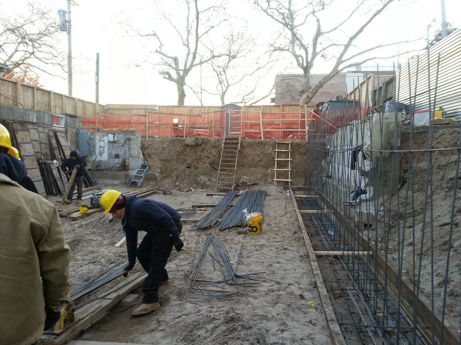 Synagogue under construction