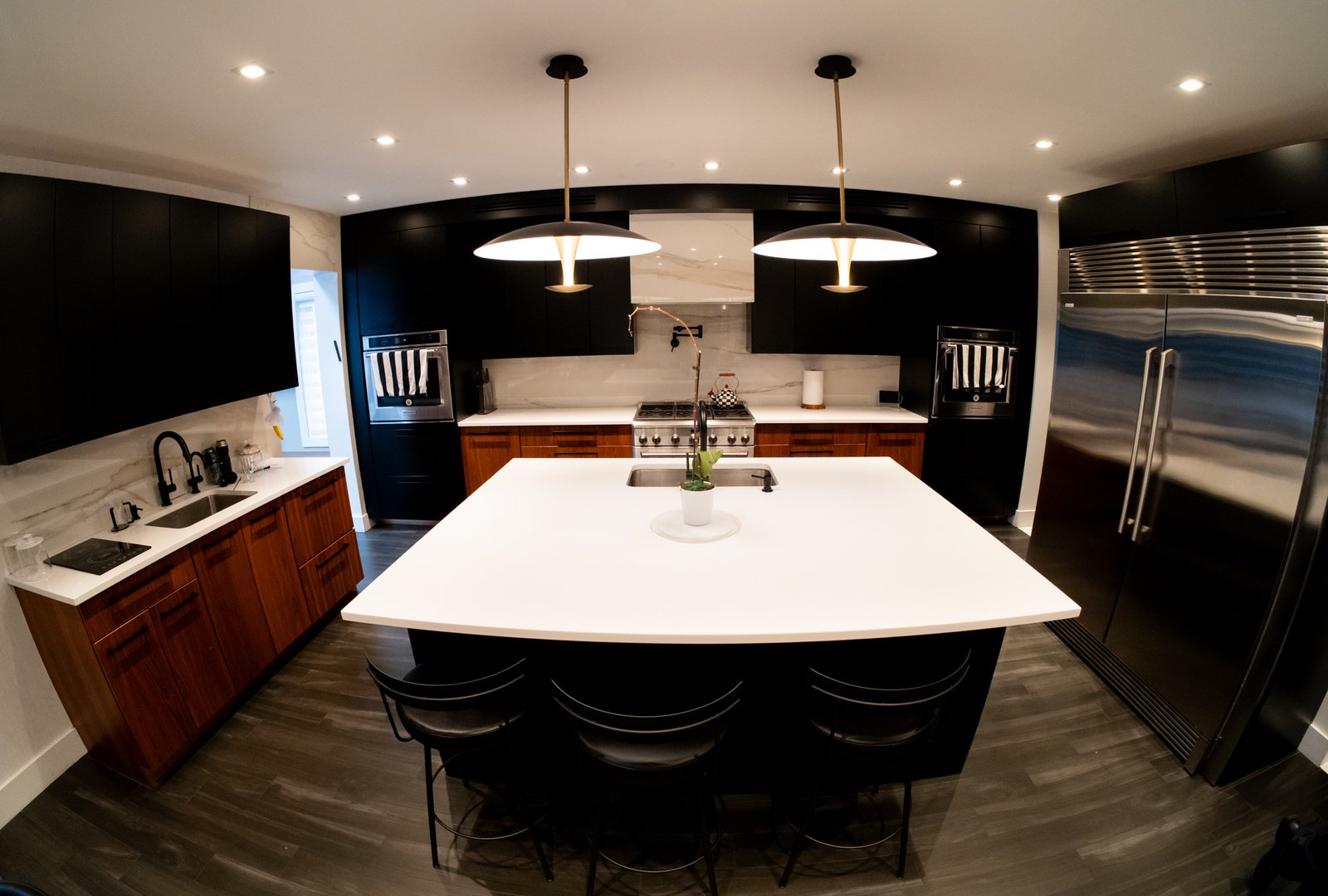 Custom chef's kitchen