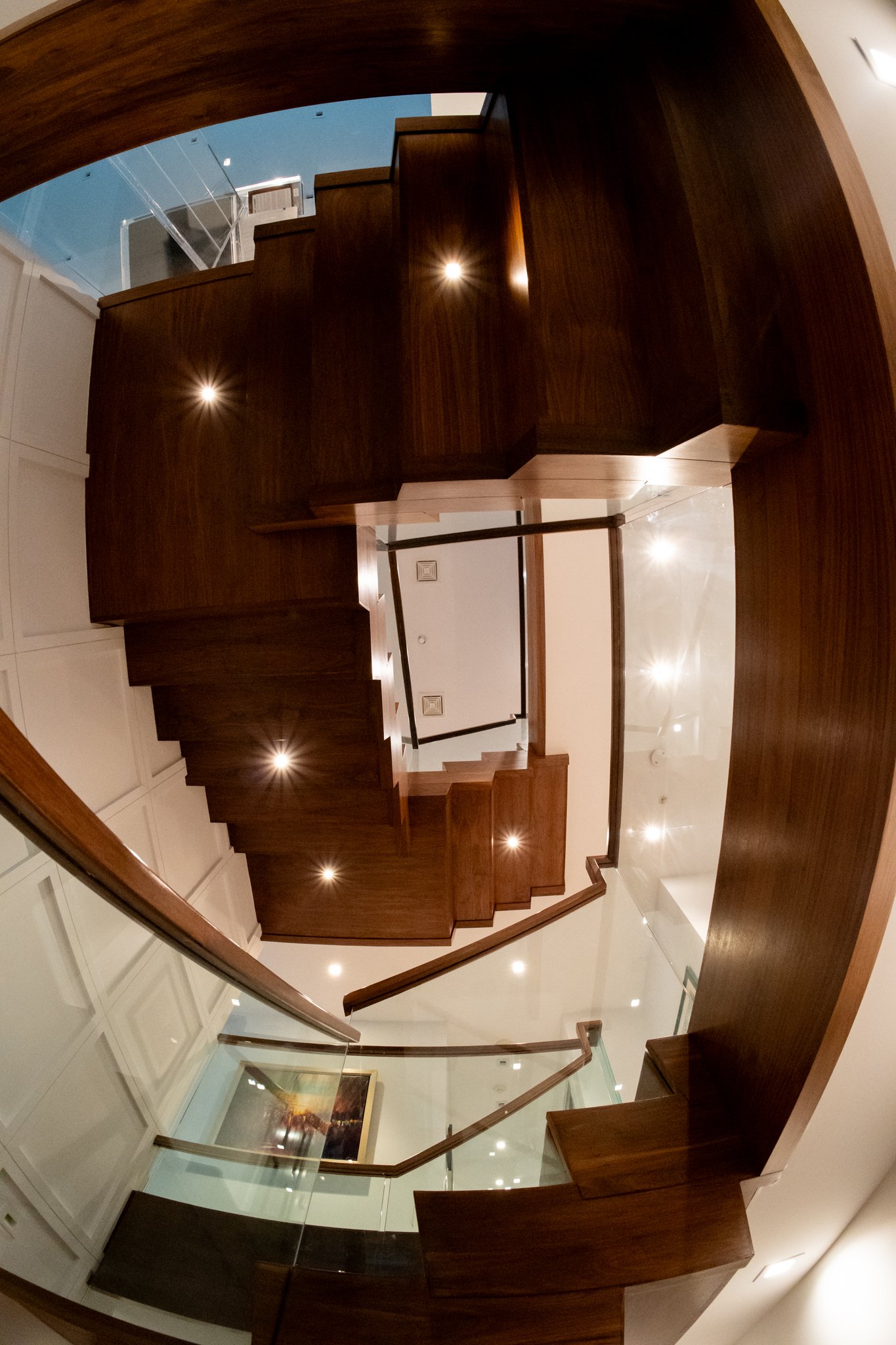 Staircase from above
