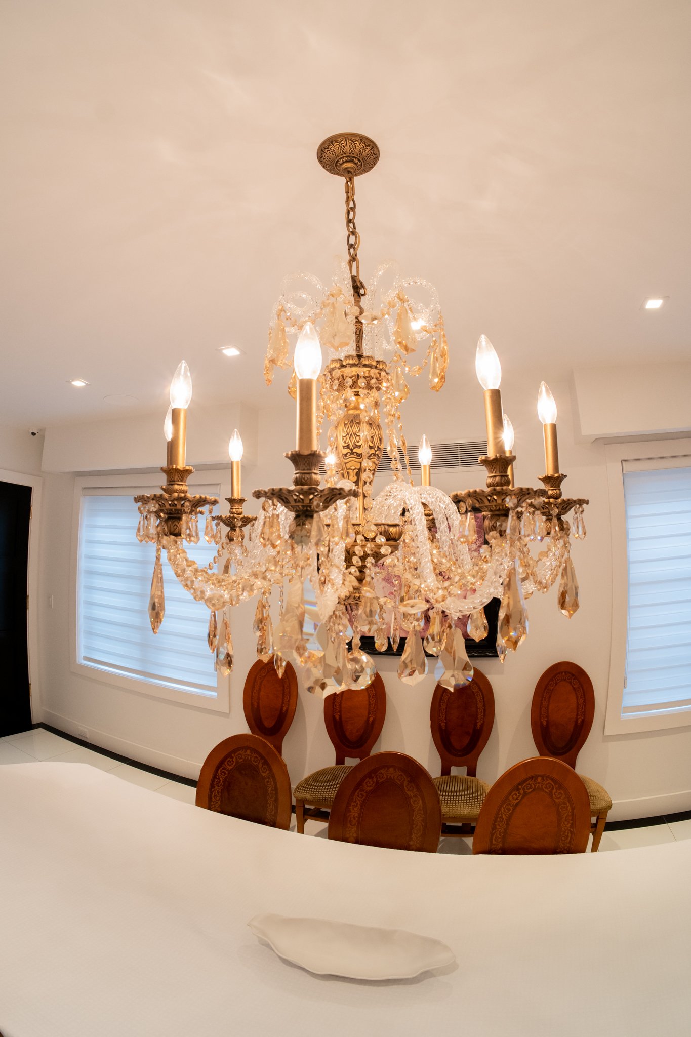 Crystal chandelier